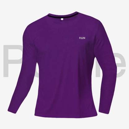 Quick Dry Lightweight Tops Men Long Sleeves T-Shirt Running Fitness Outdoor Sport Shirt Gym Clothing Men Ropa Deportiva Hombre