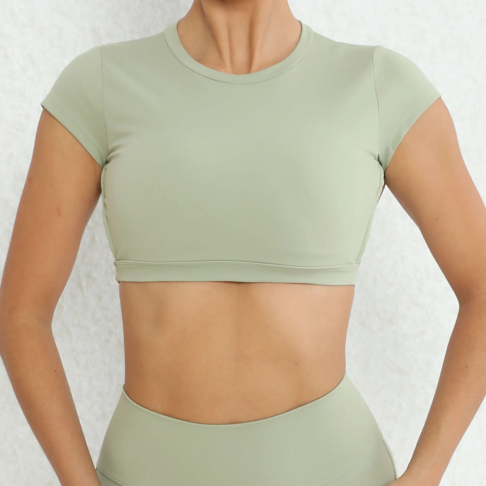 New Sports Shirts Breathable Workout Sportswear Fitness Backless Yoga Clothing Chest Pads Sport Crop Tops Gym Top Women
