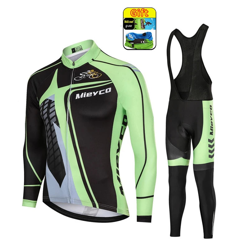 Pro Team Cycling Clothing Kit for Men, Racing Road Bike Clothes, MTB Uniform, Complete Bicycle Outfit, Skinsuit, 2025