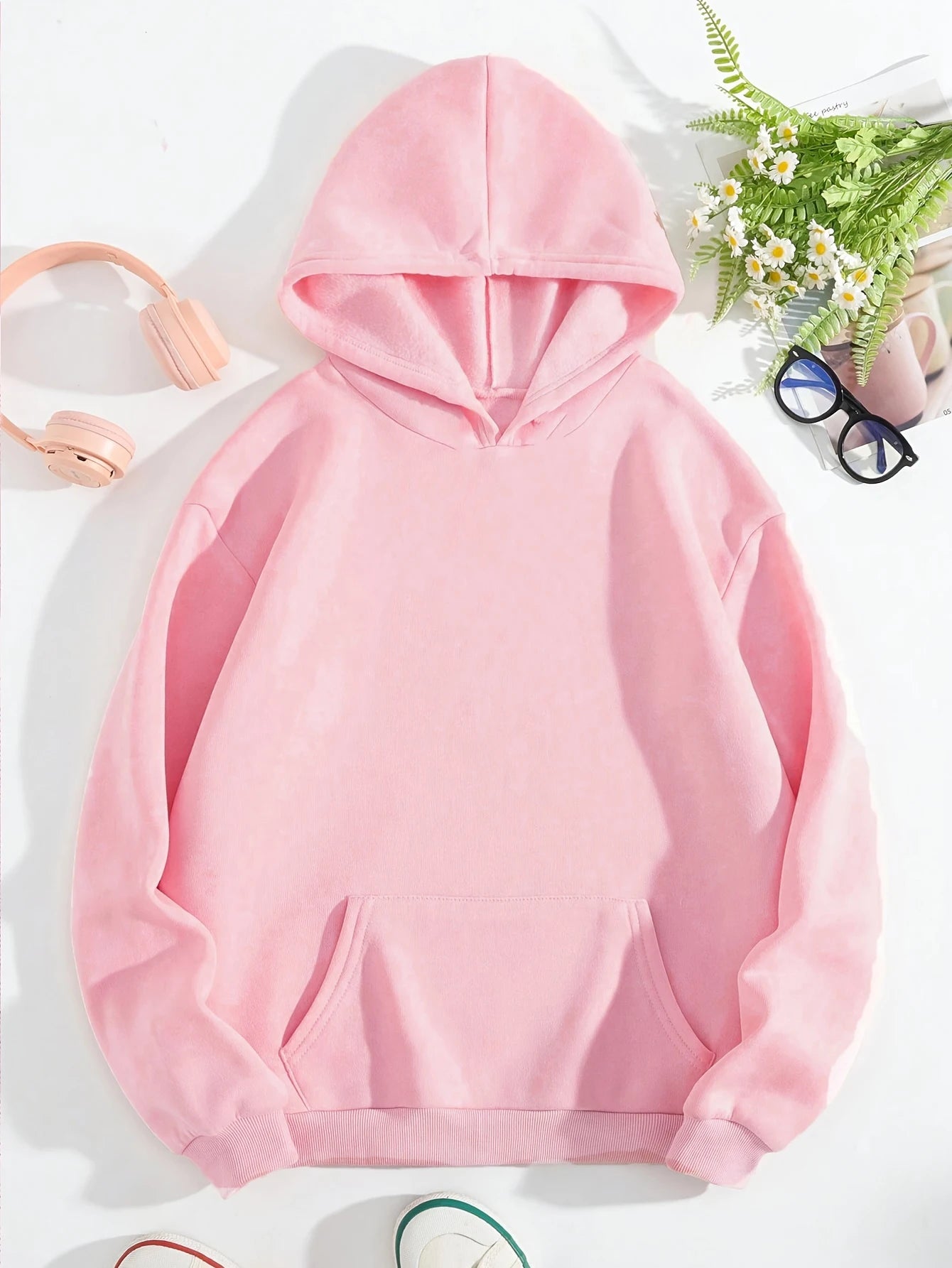 High-end cartoon-printed sports hoodies for European and American women&