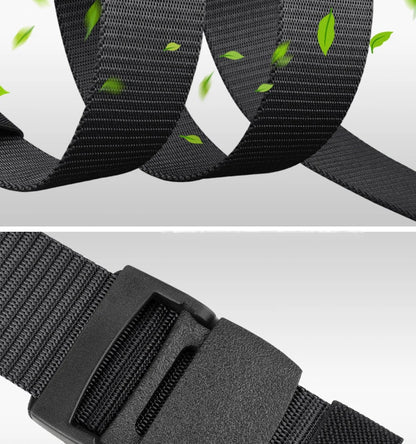 Plus Size 110 120 130 140 150 160 170cm Military Men Belt Women Nylon Canvas Army Outdoor Tactical Waist Belt Plastic Buckle