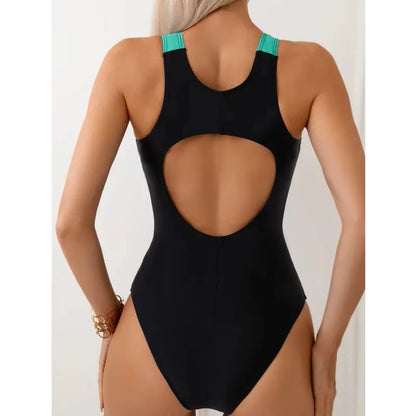 Summer Sexy One-Piece Swimsuits Closed Women&