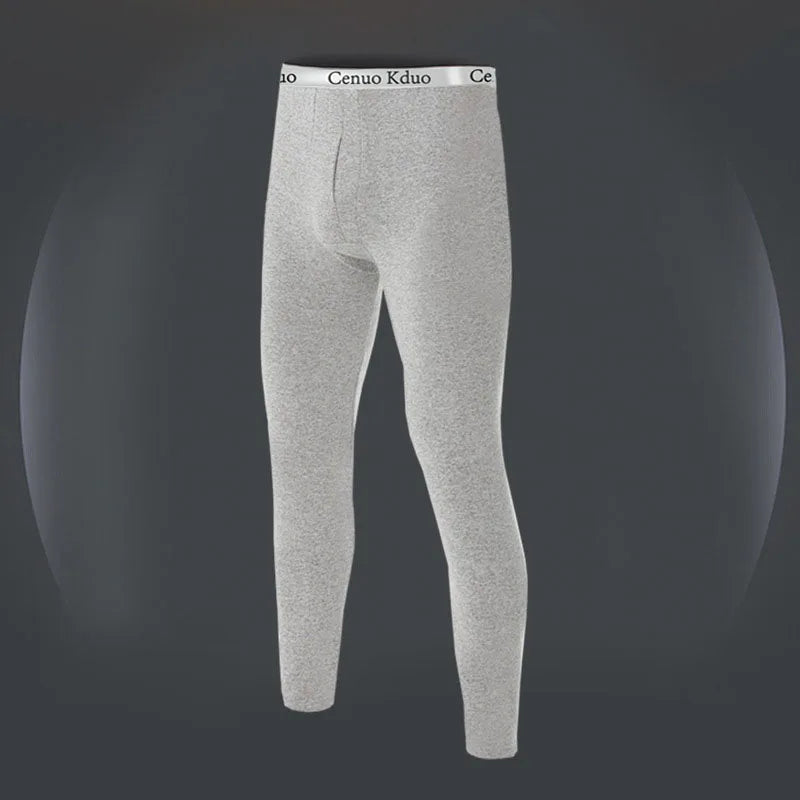 2025 New Thermal Underwear Men Winter Clothes Fleece Keep Warm Leggings Soft Underpants Also Can Sleepwear