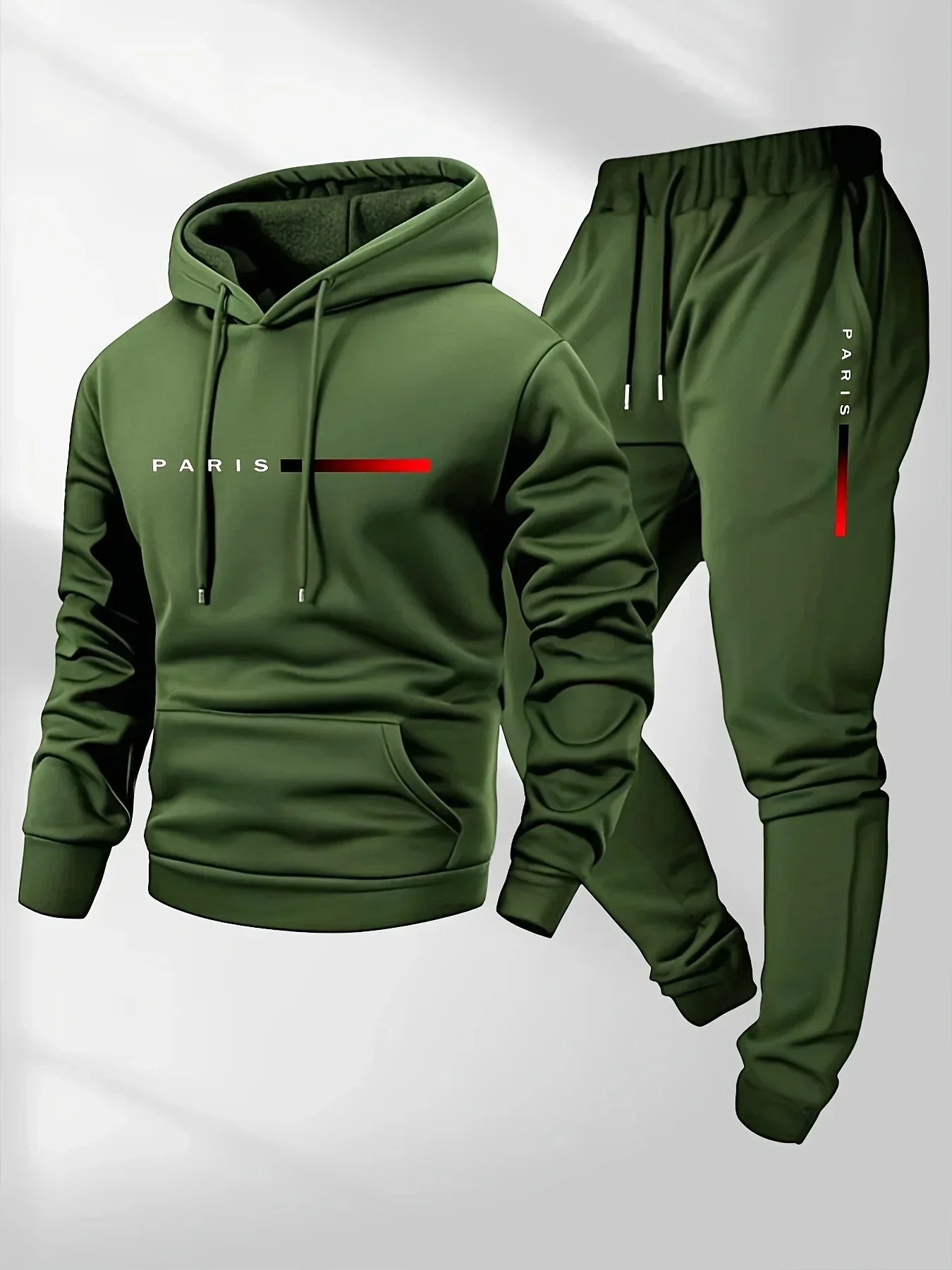 Printed sportswear set (men&