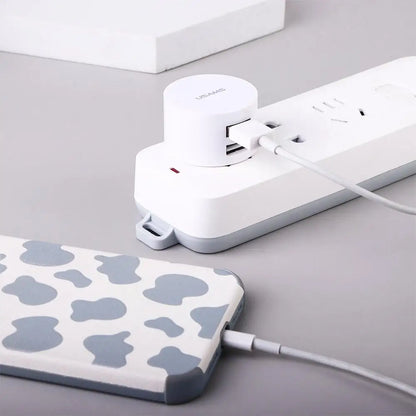 5V 2.1A Min EU UK US Plug Mobile Phone Charger for Mobile Phone 2 Ports White Travel Wall Charger