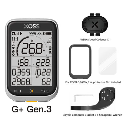 XOSS New G3 Gen3 GPS Cycling Computer Speedometer Bluetooth Tracker Waterproof Road Bicycle Cadence Speed Bicycle Odometer