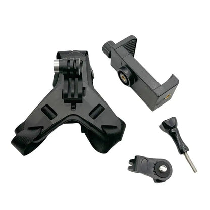 Helmet Holder Helmet Accessories Motorcycle Riding Mobile Phone Holder Sports Camera Chin Holder