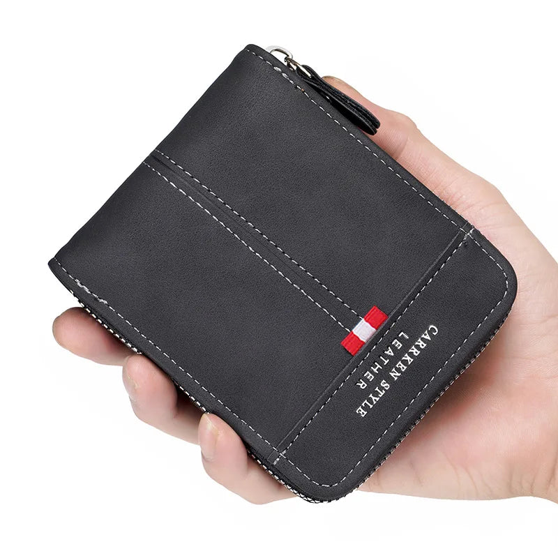 PU leather stitching men&
