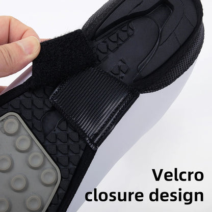 YKYWBIKE Cycling Shoe Covers Waterproof  Lightweight Breathable Perforated Sole Elastic Band Reflective Road Bike Overshoes