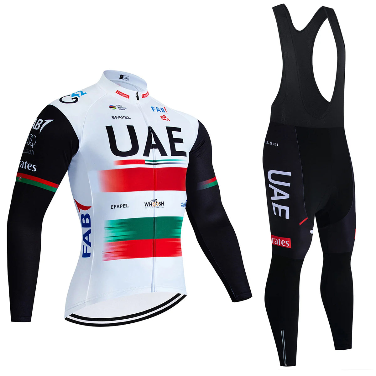 New UAE Cycling Jersey Bibs Pants Ropa Ciclismo 2027 Men Women Winter Thermal Fleece Bike Jacket Maillot Clothing