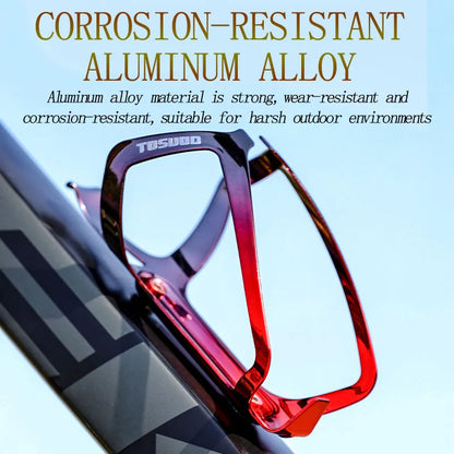 TOSUOD Bicycle bottle cage aluminum alloy cycling gradient colorful bracket cycling equipment road bike cup holder