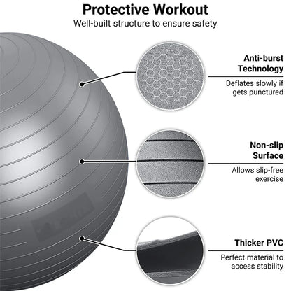 65/75/85cm Balance Ball Yoga &amp; Pilates Accessories Home Fitness Equipment Pregnant Women Rehabilitation Exercise Yoga Ball Gym