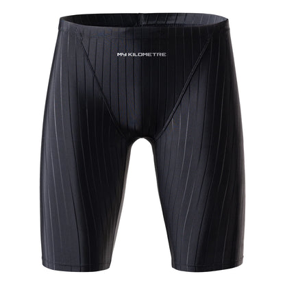 Men‘s Swimming Trunks Swimsuit Jammer Endurance Athletic Training Swimsuit Racing  Shorts Swimwear Men Swim Jammers Brief