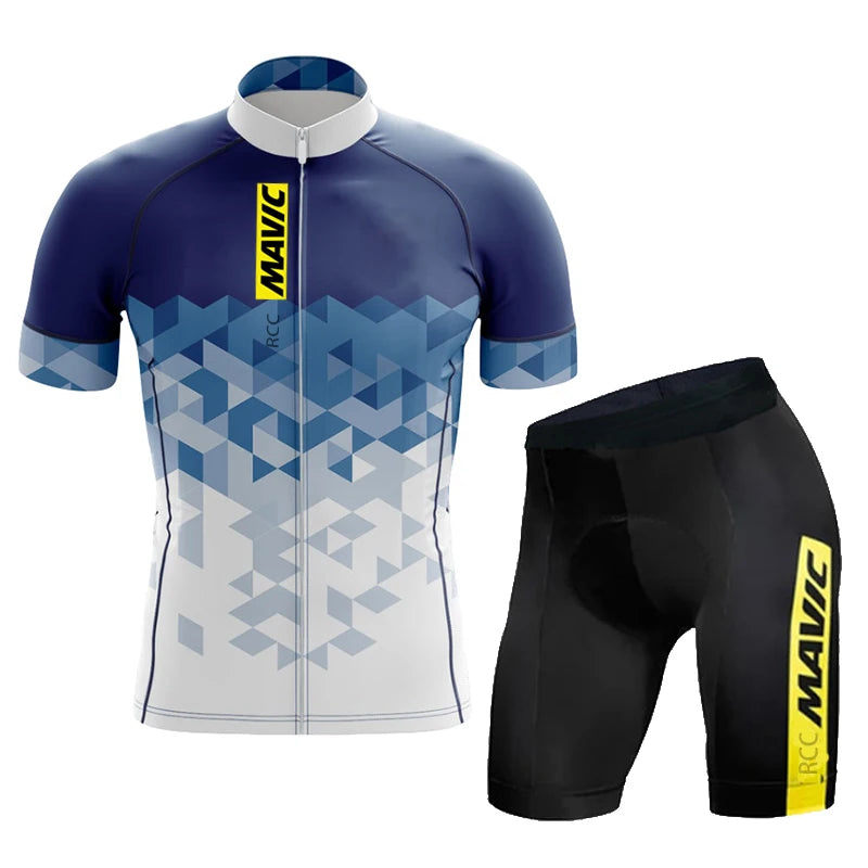 RCC MAVIC Pro Team Cycling Jersey Set Cycling Clothing Summer Road Bike Shirts Suit Bicycle Bib Shorts MTB Ropa Ciclismo Maillot