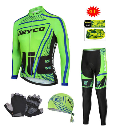 Pro Team Cycling Clothing Kit for Men, Racing Road Bike Clothes, MTB Uniform, Complete Bicycle Outfit, Skinsuit, 2025
