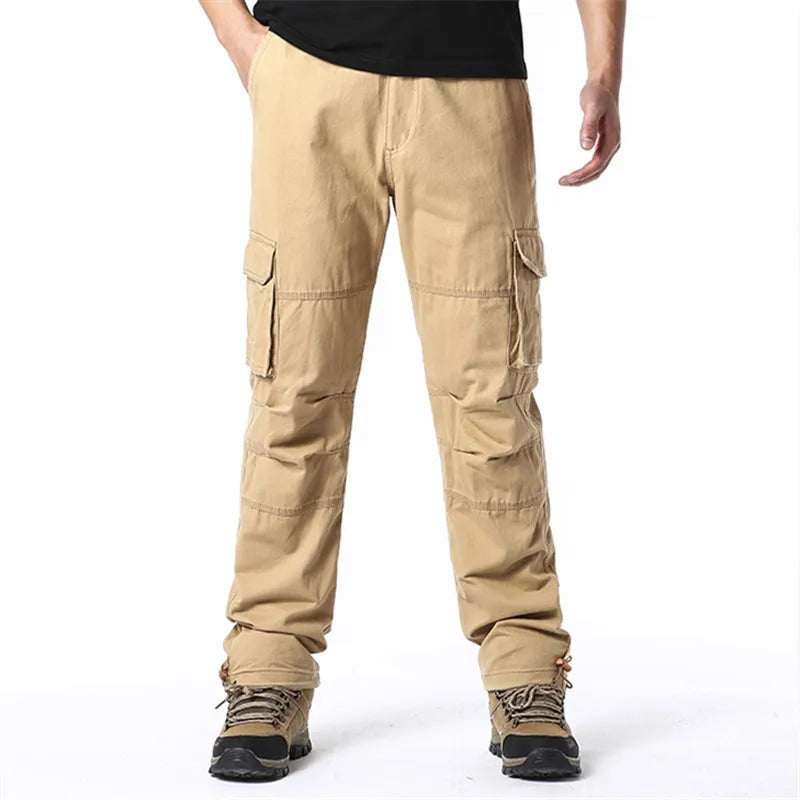Large Pocket Loose Overalls Men&