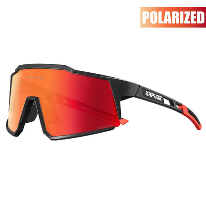 Kapvoe Cycling Glasses Polarized MTB Road Bike Glasses UV400 Protection Sunglasses Ultra Light Sport Eyewear Equipment