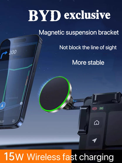 Universal Car Phone Holder for BYD Dolphin Qin plus Tang DMI ATTO3 up Han EV Song pro Destroyer Screen Special Vehicle Mount