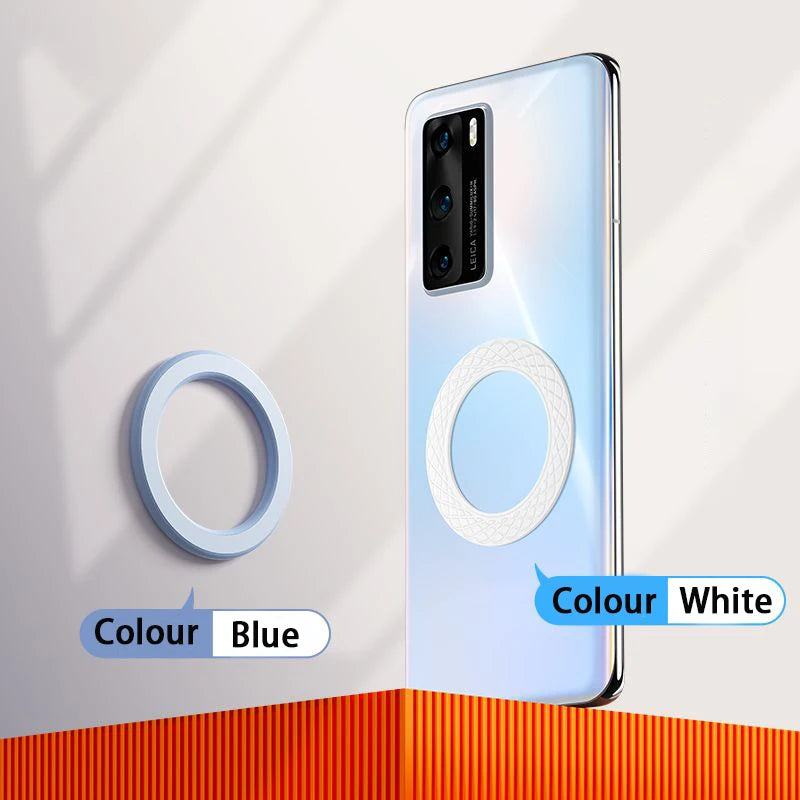 2025 New Universal Magnetic Metal Plate Ring Holder For iPhone 16 15 14 Magnet Wall Mobile Phone Holder Magnetic Car Phone Stand