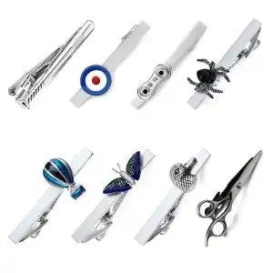 HAWSON Goldren Tie Clip For Men 2/2.2/2.5 inch Classic Copper Tie Bar Business Collar Pin Skiny Necktie Tie Pin Clip for Working