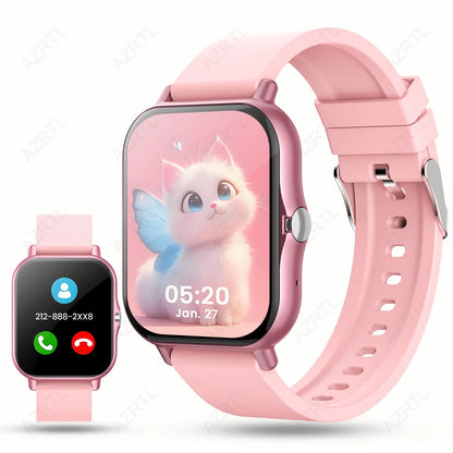 Stylish Fullscreen Touch Smartwatch Suita NotificationsCustomizable Watch FacesWith AnSmartphonesPerfect As A Holiday Gift