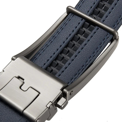 Click Belts for Men Luxury Brand Designer Fashion Automatic Buckle Genuine Leather Men&