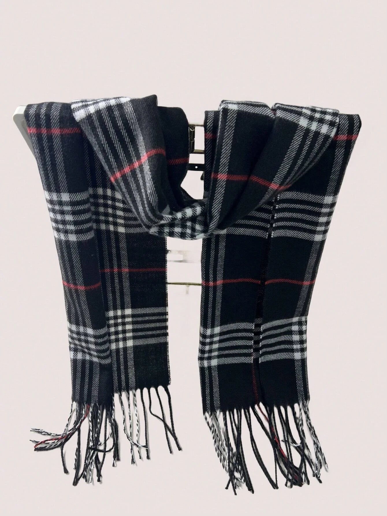 Luxury Brand Cashmere Warm Scarf for Women Design Winter Men Shawl Wrap Pashmina 2025Plaid Female Bufanda Echarpe Foulard