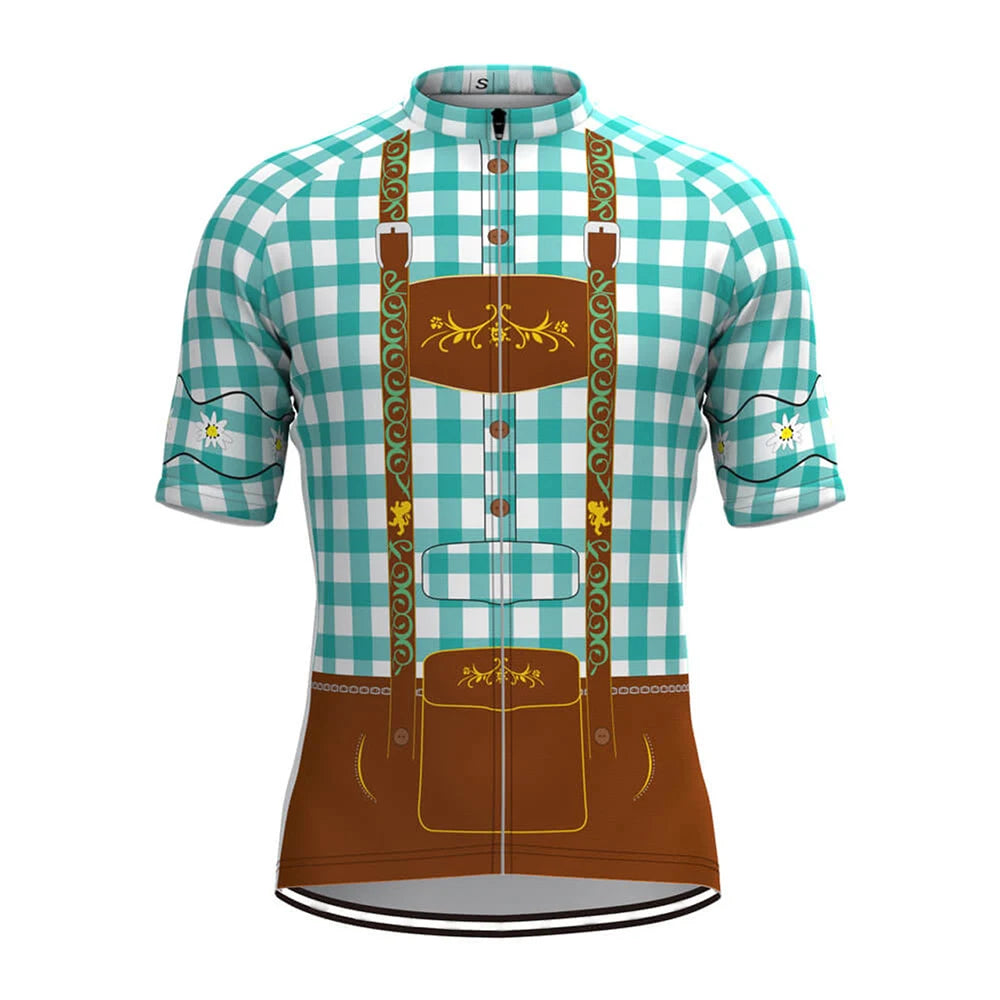 Cycling clothes mountain bikes summer short sleeved quick drying cycling sports shirt