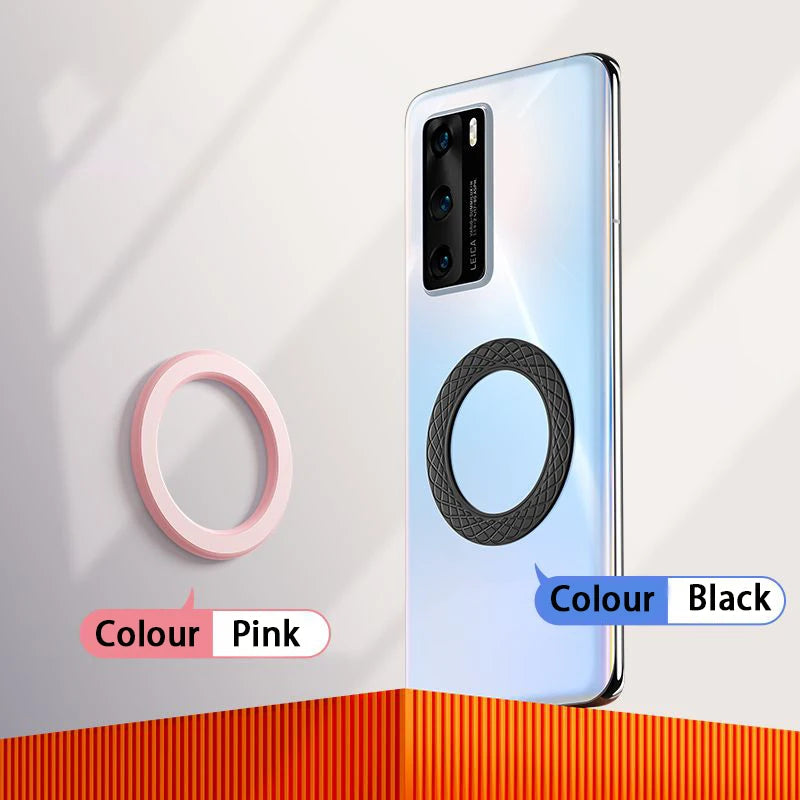 2025 New Universal Magnetic Metal Plate Ring Holder For iPhone 16 15 14 Magnet Wall Mobile Phone Holder Magnetic Car Phone Stand