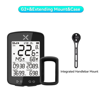 XOSS G2+ GPS Cycling Computer G Plus Bicycle Odometer G+ Gen.2 Wireless Speedometer Bluetooth Tracker Waterproof Road Bike MTB