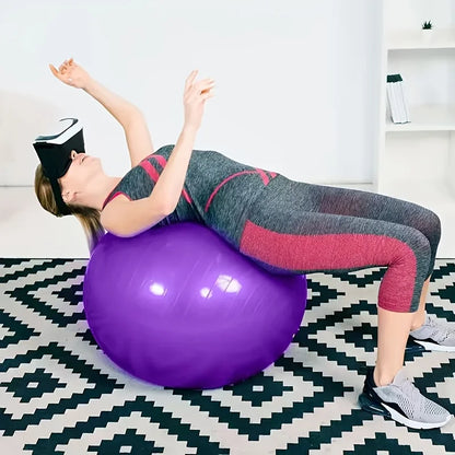 Heavy-duty fitness ball with pump - Super large inflatable yoga ball, large fitness ball, yoga fitness ball, fitness equipment