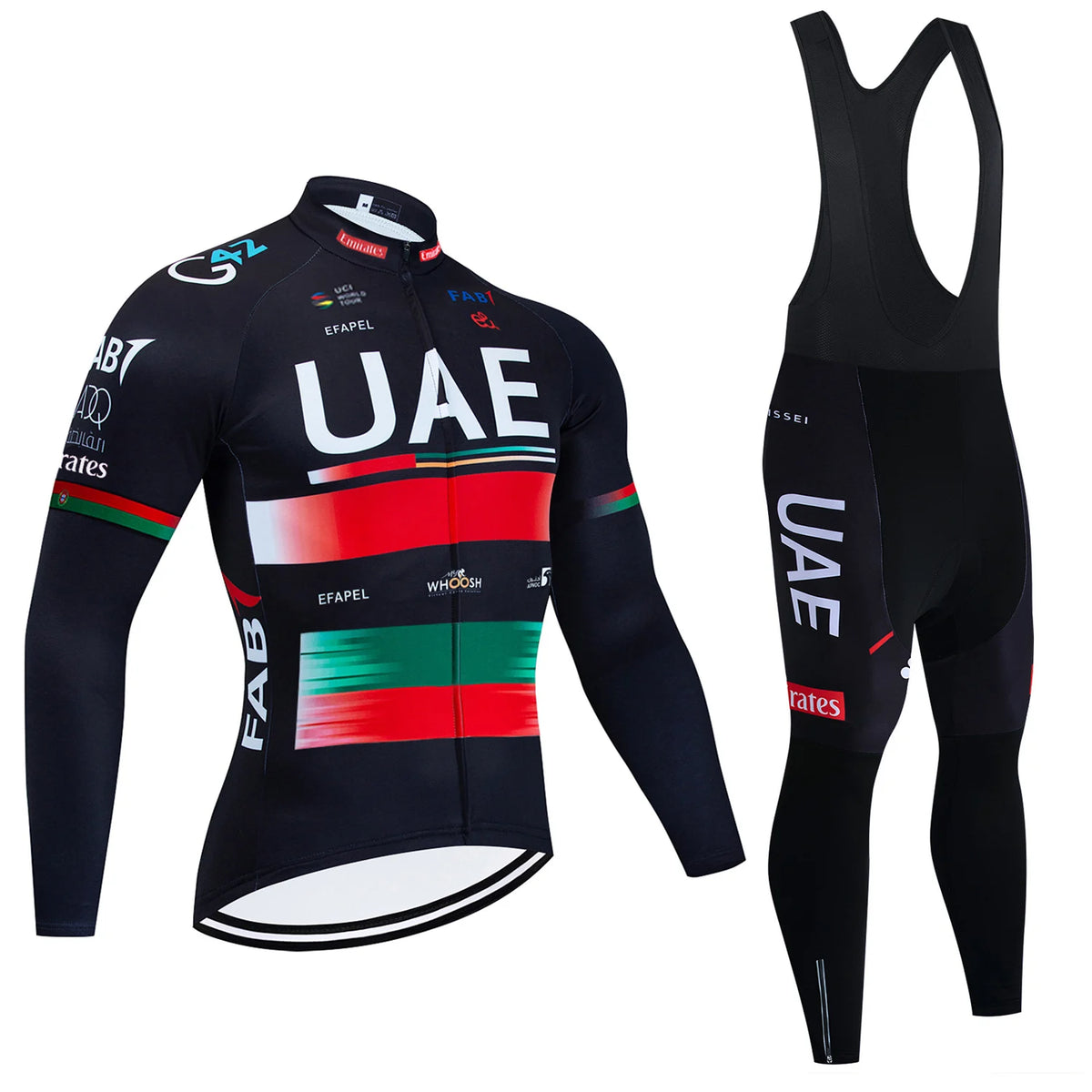 New UAE Cycling Jersey Bibs Pants Ropa Ciclismo 2027 Men Women Winter Thermal Fleece Bike Jacket Maillot Clothing