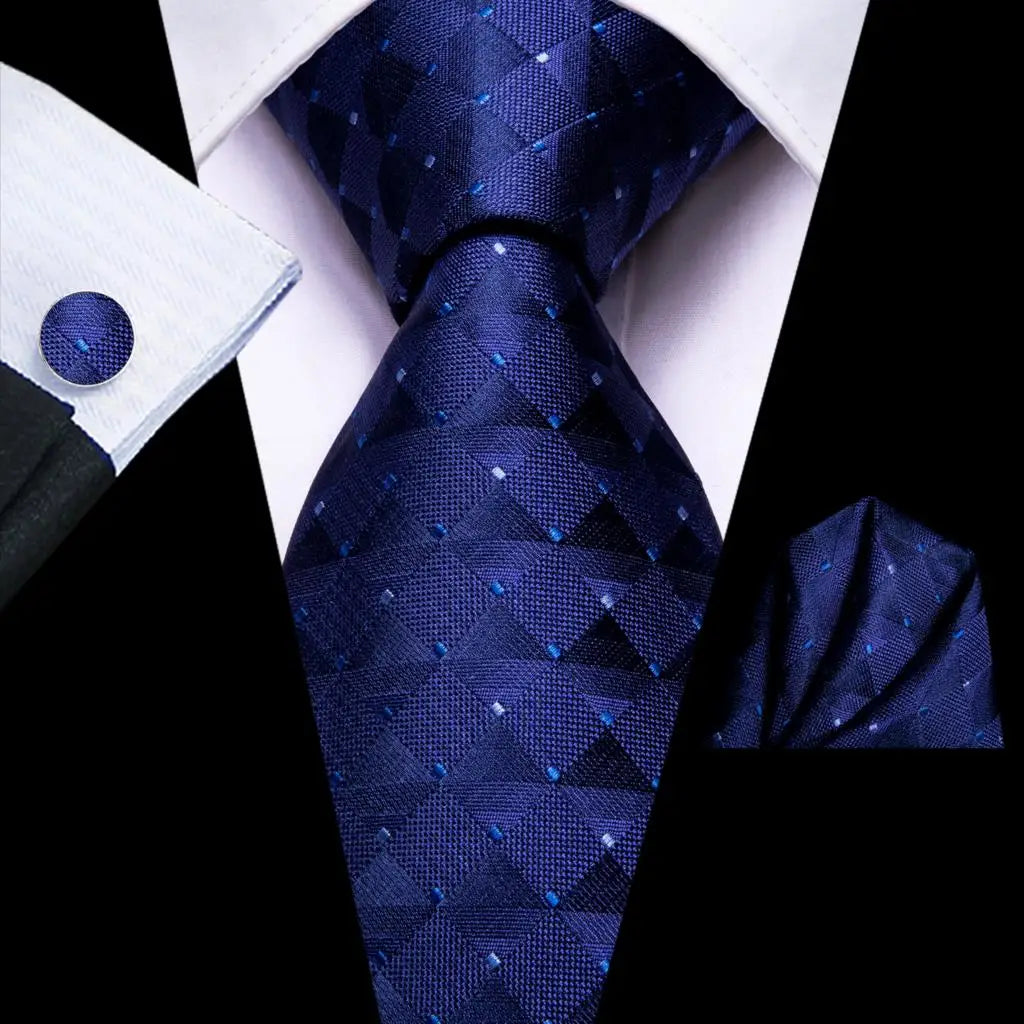 Hi-Tie Designer Burgundy Paisley 63inch Silk Mens Tie Extra Long Ties for Men Woven Classic 160cm Mens Necktie Pocket Square Set