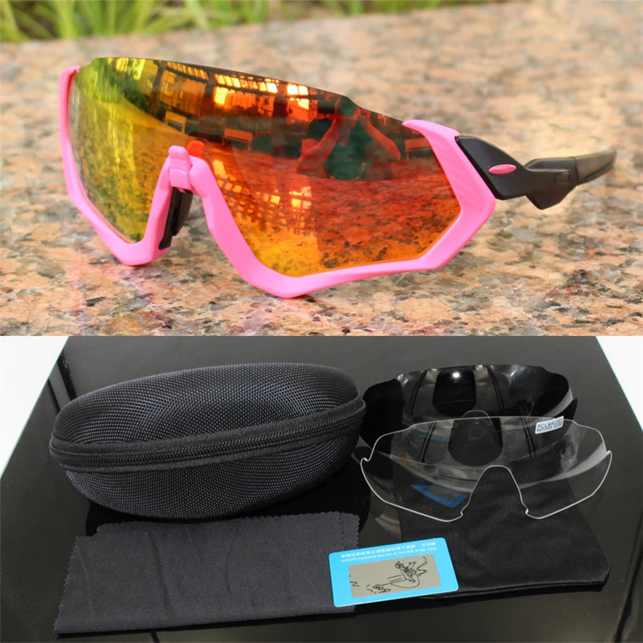 Polarized Cycling Sunglasses Sport Road MTB Mountain Bike Glasses Men Women Bicycle Eyewear Goggles Sun Protection