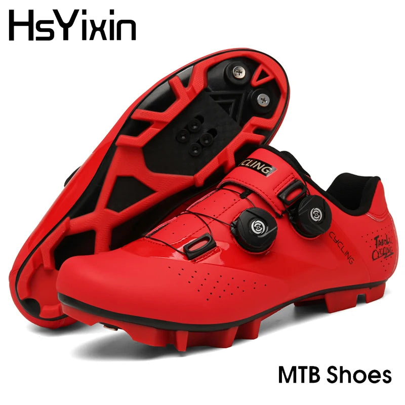 HsYixin MTB Self-locking Cycling Shoes Men Women&