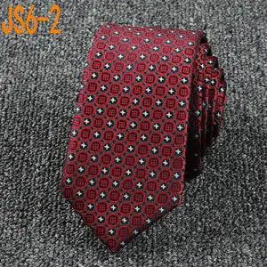 Fashion Ties for Men Accessories 6cm Fashion Business Wedding Classic Silk Tie Blue Black Red Men&