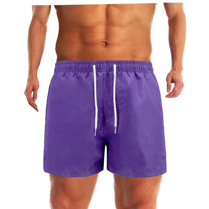 Mens Sexy Swimsuit Shorts Swimwear Men Briefs Swimming Quick Dry Beach Shorts Swim Trunks Sports Surf Board Shorts With Lining