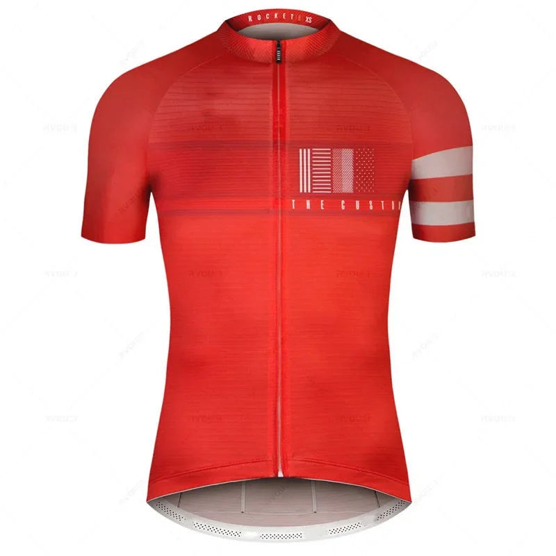 Spain Team Bicycle Wear MTB Cycling Clothing Bike Uniform Short Sleeve Cycle Shirt Racing Cycling Jersey Ropa Ciclismo Hombre