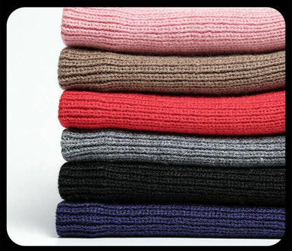 Knitted Neck Warmer Sports Scarf Fashion Soft Women Men Face Cover Winter Skating Running Hiking Scarves Thick Cold-proof Collar