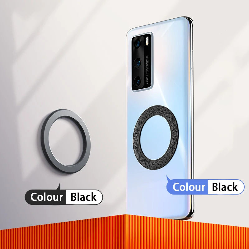 2025 New Universal Magnetic Metal Plate Ring Holder For iPhone 16 15 14 Magnet Wall Mobile Phone Holder Magnetic Car Phone Stand