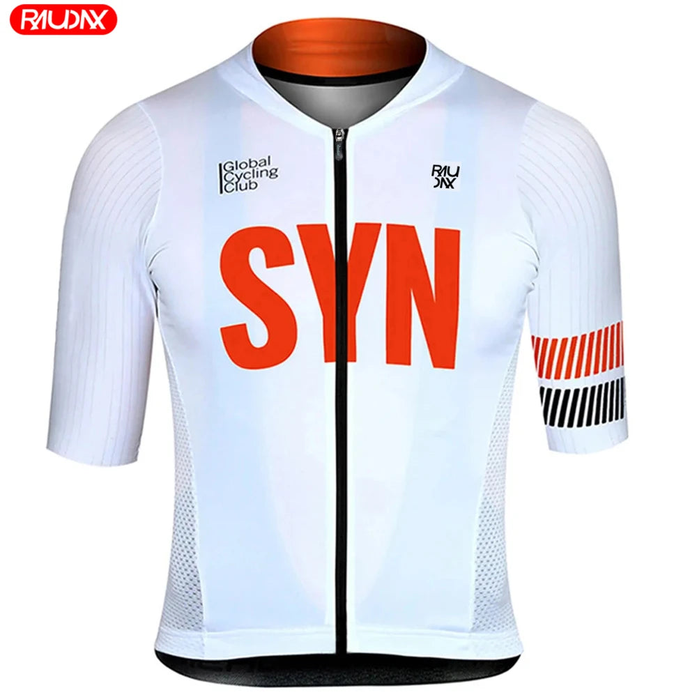 Cycling Jersey 2024 SYN Raudax Bike Shirts Breathable Racing Sport Mtb Bicycle Jerseys Ropa De Hombre Clothes Cycling Clothing