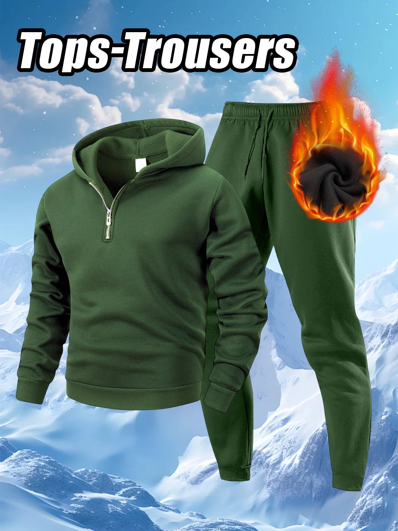 Unisex 2 Piece Set Fitness Running Casual Sport Set Comfortable Casual Sport Solid Color Suit Hooded Pullover Sweatshirt Trouser