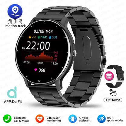 2025 New Sport Smartwatch Men Sports Fitness Wristband IP68 Waterproof Voice Assistant Bluetooth Call SmartWatch For Android IOS