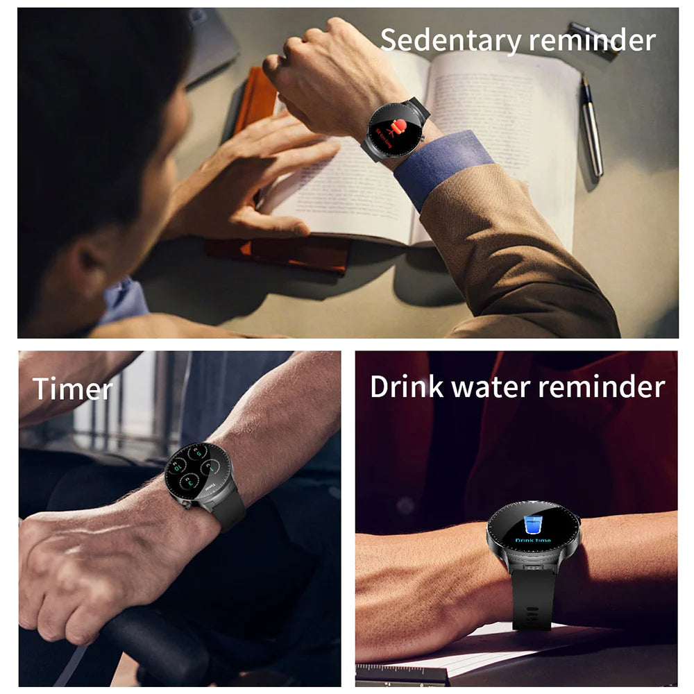 T-REX New 2in1 Smartwatch Tracker Compass Built in Headphones Bluetooth Call Smartwatch Health Monitor Fitness Men Sports Watch