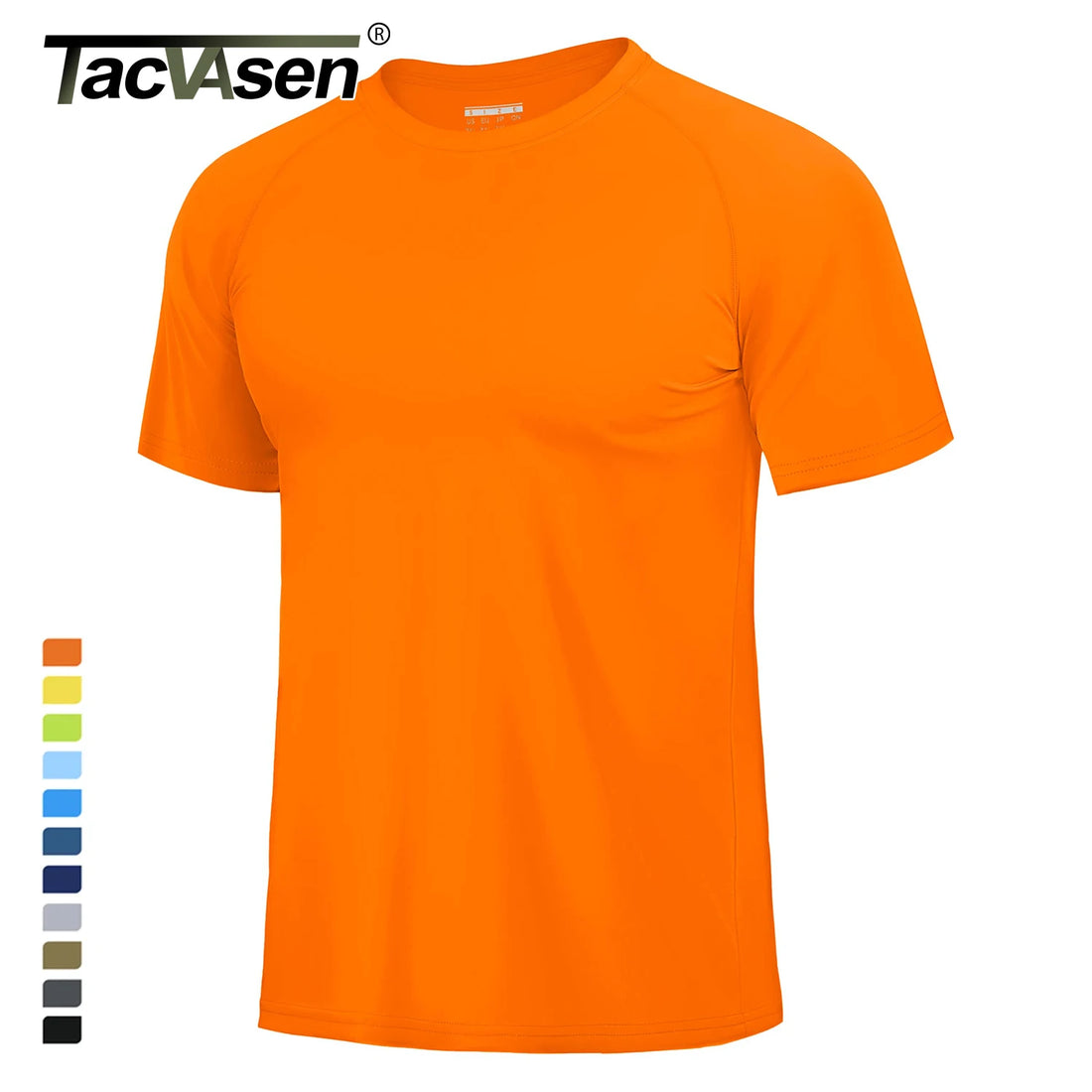 TACVASEN UPF 80+ Sun Protection T-shirts Men&