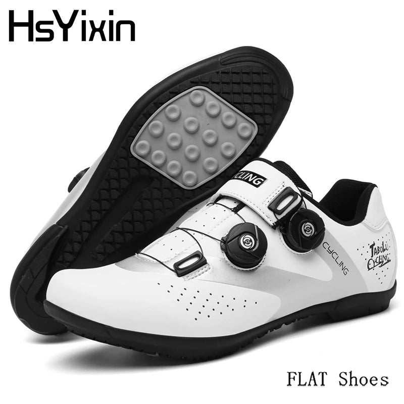 Professional Cycling Shoes Road Bike Men Racing Race Self-locking Speed Bike Sneakers Women Spd Non-slip Flat MTB Cycling Shoes