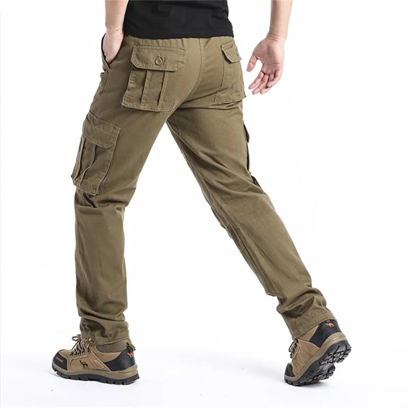 Large Pocket Loose Overalls Men&