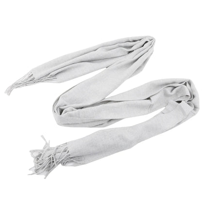 Tassel Scarfs Imitation Cashmere Men Solid Color Fashions Winter Warmth Windproof Thickened Elongated Scarf Women&