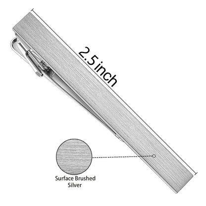 HAWSON Goldren Tie Clip For Men 2/2.2/2.5 inch Classic Copper Tie Bar Business Collar Pin Skiny Necktie Tie Pin Clip for Working