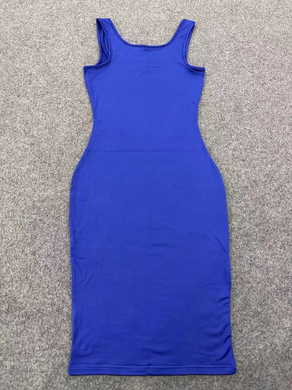 AliExpress Summer Sexy Tank Top Dress European and American Plus Size Women&